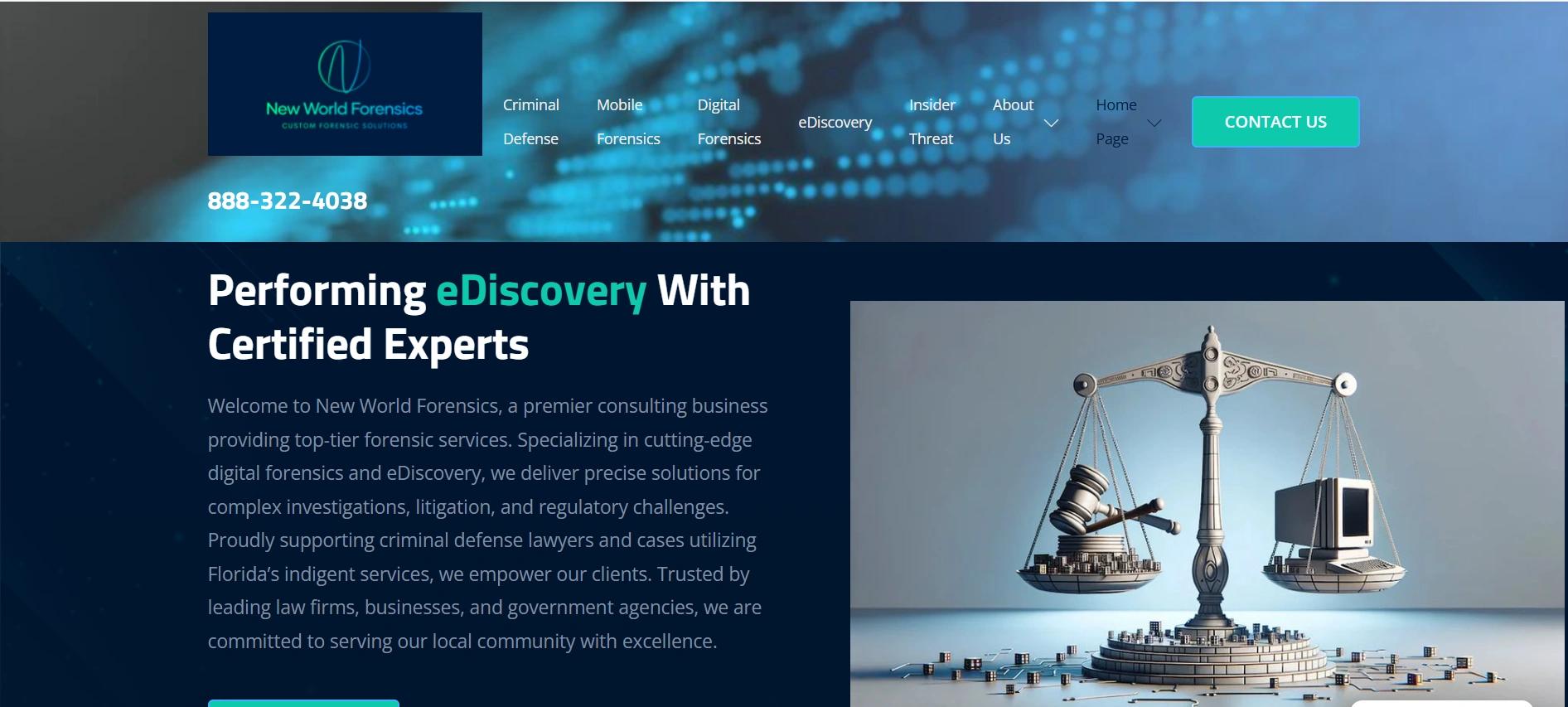 New World Forensics case study