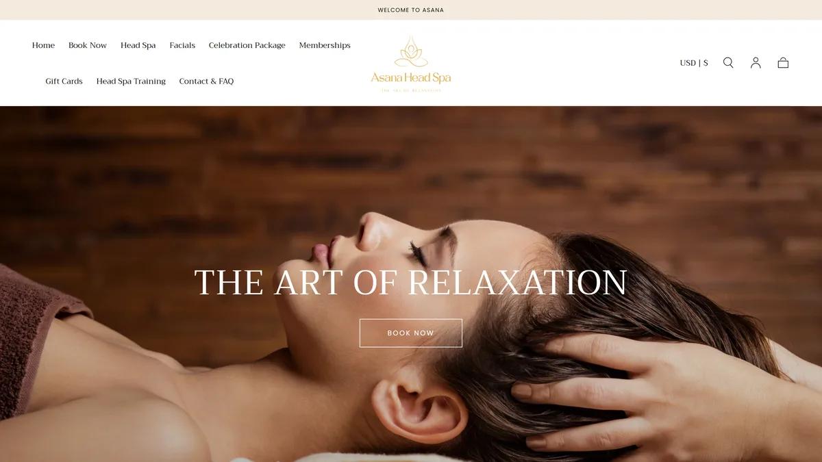 Asana Head Spa case study