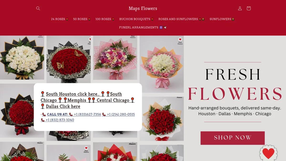 Maps Flowers case study