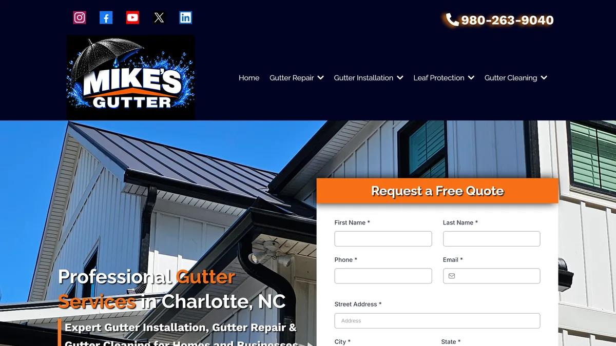 Mike's Gutter case study