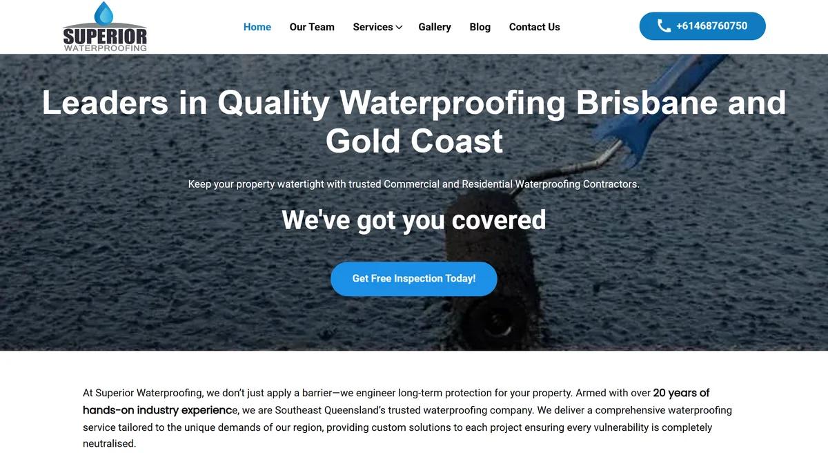 Superior Waterproofing case study